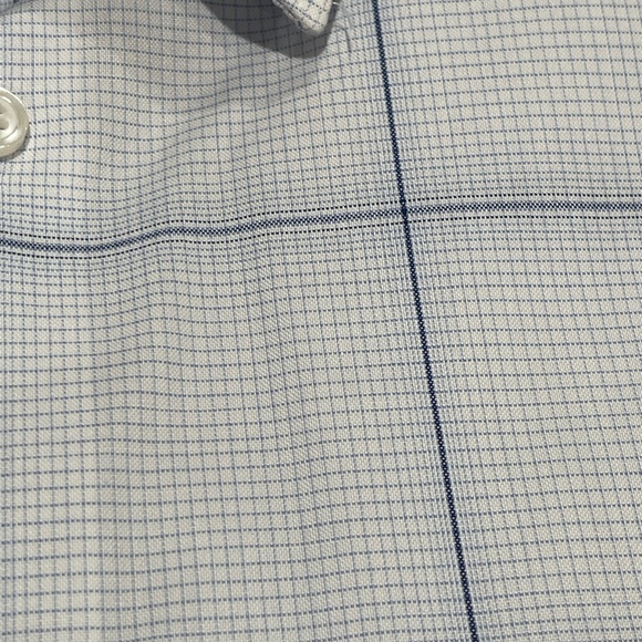 Calvin Klein Blue Casual Button Down Shirt Infinite Non Iron 4XL 34/35 - Picture 13 of 14